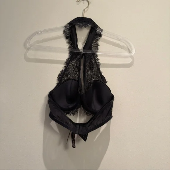 Victoria's Secret Dream Angels Black Lace Collar Demi Bra  Womens Size 36 C - Picture 5 of 12